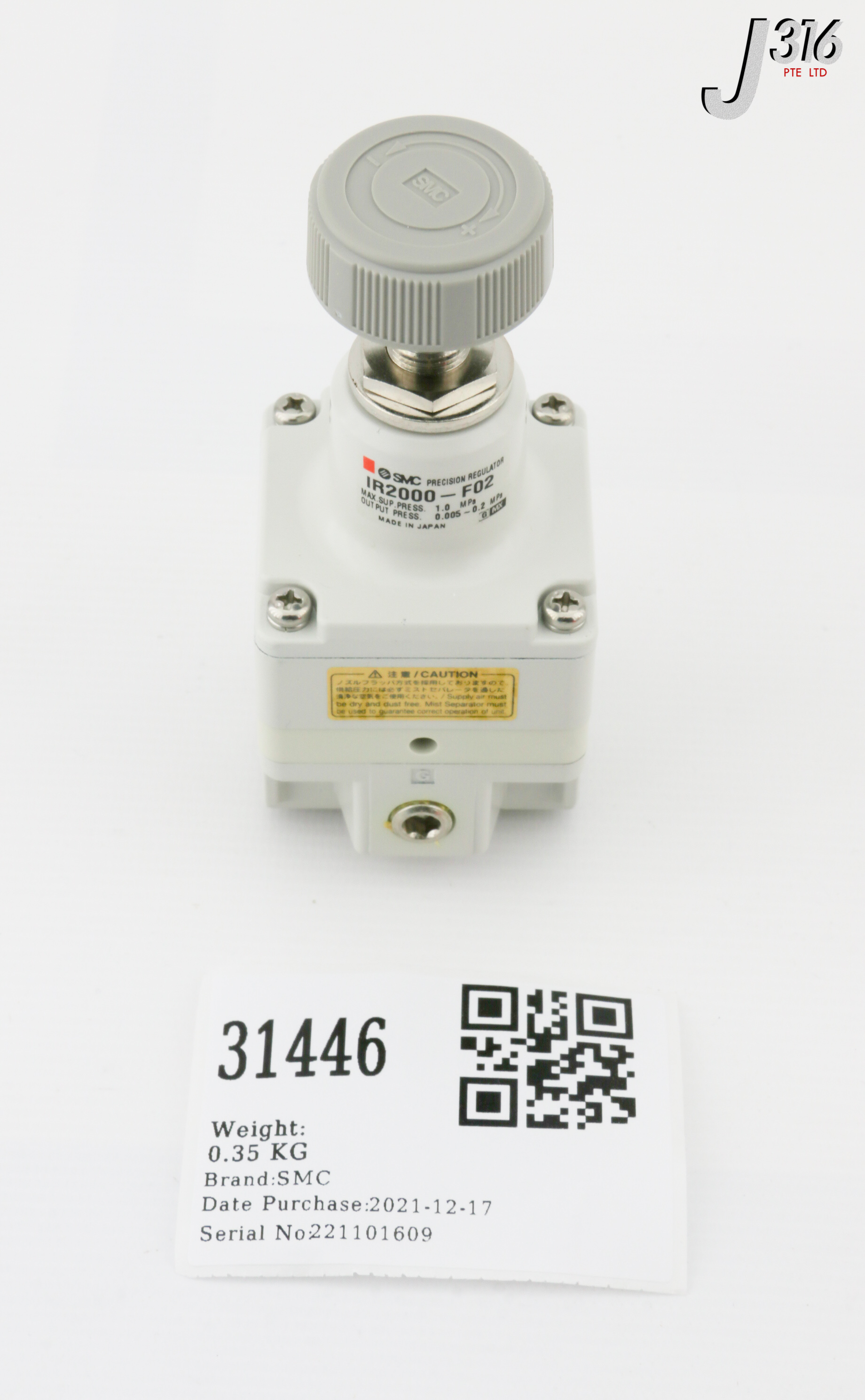 Smc Pneumatic Regulator New Ir F J Gallery